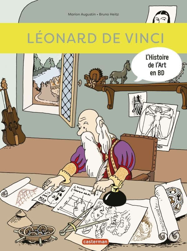 L'HISTOIRE DE L'ART EN BD - LEONARD DE VINCI//TOUT EN BD/CASTERMAN/L'HISTOIRE DE