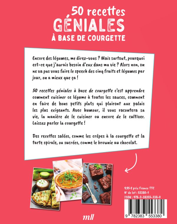 50 RECETTES GENIALES A BASE DE COURGETTE///MERCILESLIVRES/ – Image 2