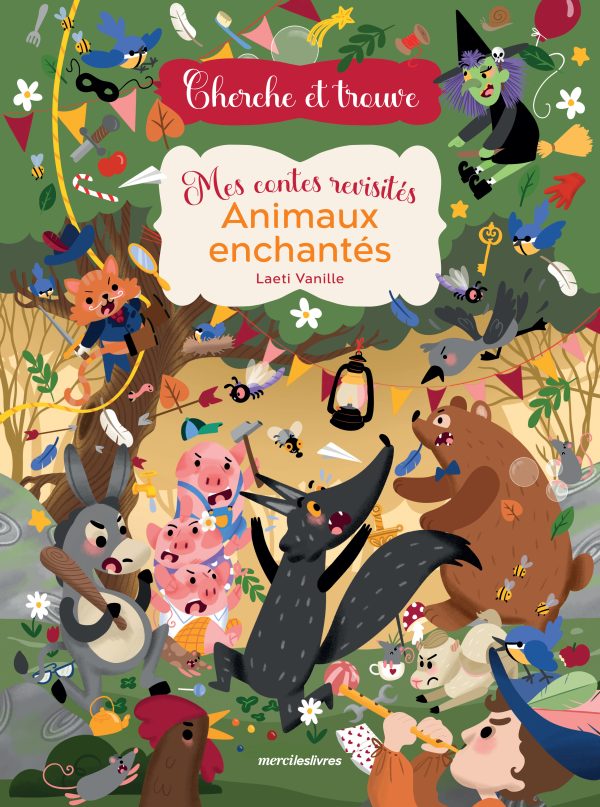CHERCHE ET TROUVE - MES CONTES REVISITES : ANIMAUX ENCHANTES///MERCILESLIVRES/