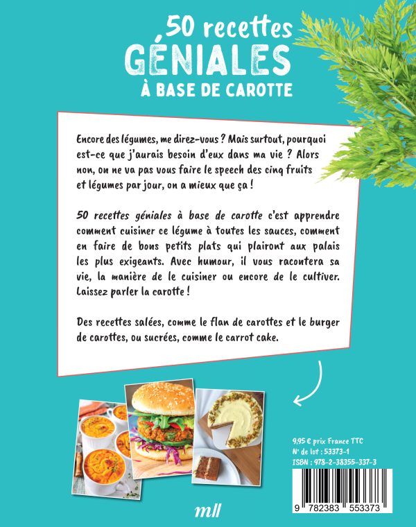 50 RECETTES GENIALES A BASE DE CAROTTE///MERCILESLIVRES/ – Image 2