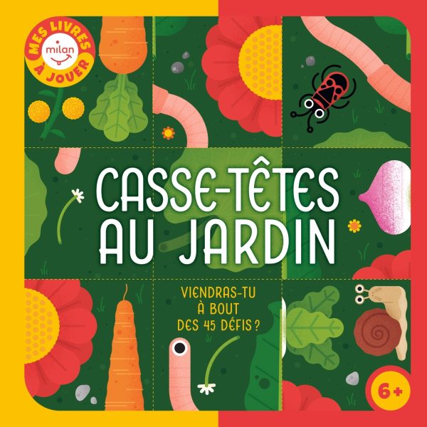 CASSE-TETES AU JARDIN - VIENDRAS-TU A BOUT DES 45 DEFIS ?//MES LIVRES A JOUER/MI