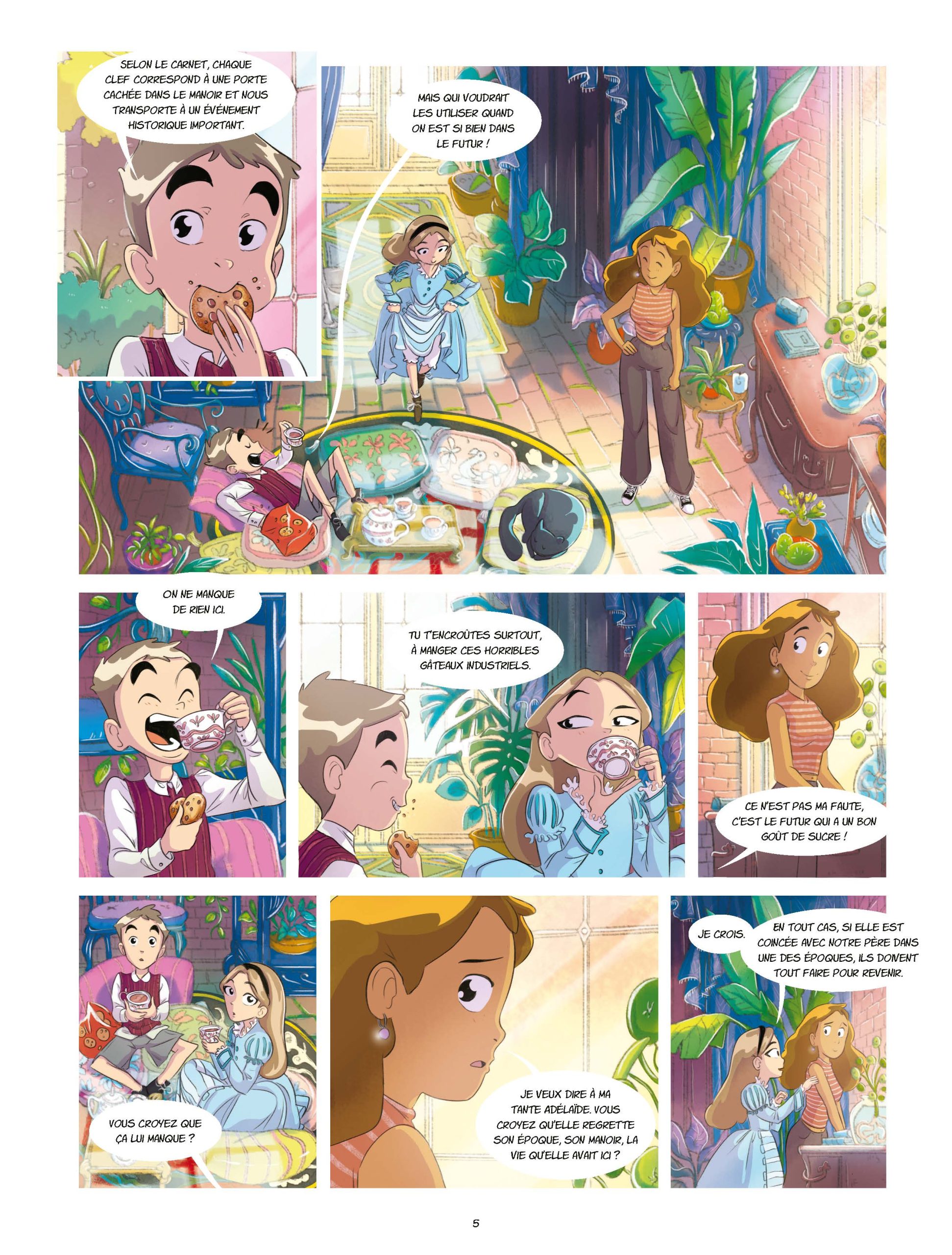 LES ENFANTS SABLETEMPS - TOME 2 DANS LES TOILES DE VERSAILLES/2//JUNGLE/ – Image 3